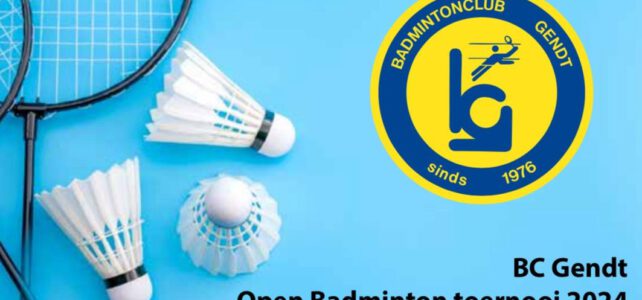 B.C. Gendt Open Badminton Toernooi 2024